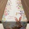 Easter Decorations - Egg Rabbit Table Runner | Easter Party Decorations Favors Supplies Indoor Outdoor - Spring Backdrop Banner Basket Stuffers for Kitchen Home Dining Table Decor